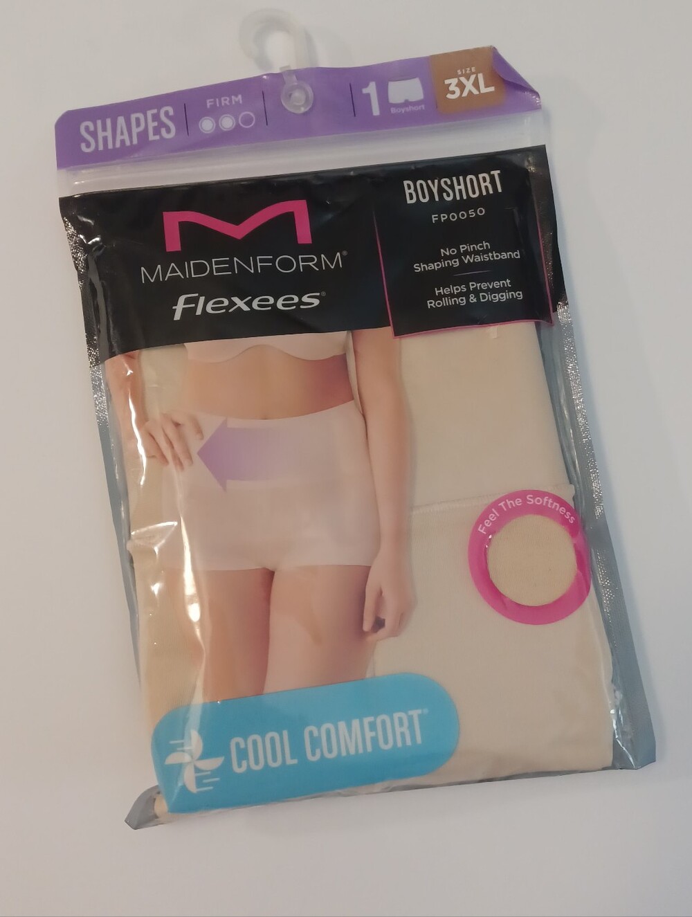 Maidenform Flexees Boy Short Shapewear Sz 3X